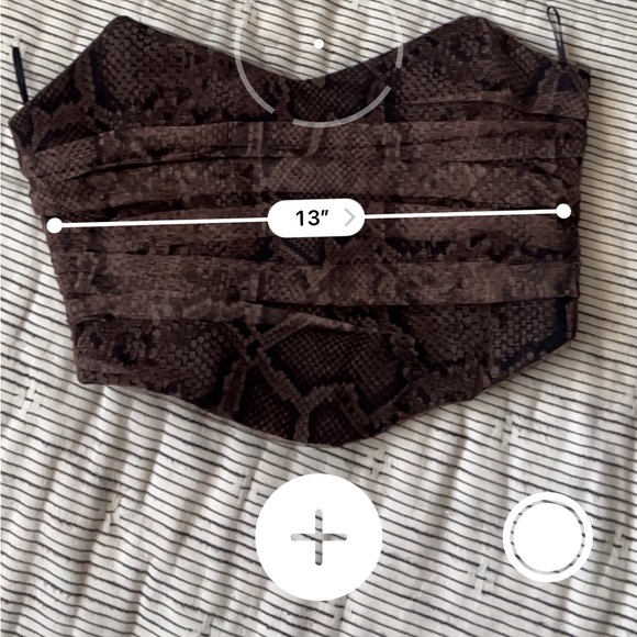 Zara strapless crop top - Picture 5 of 6